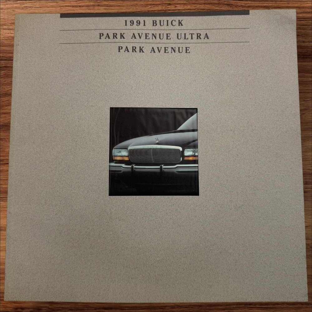 Original 1991 Buick Park Avenue & Ultra Deluxe Sales Brochure 91 Dealer Booklet